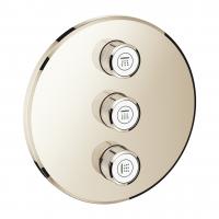 Вентиль Grohe Grohtherm SmartControl (внешняя часть для 3 потребителей) 29 122 BE0 никель глянец