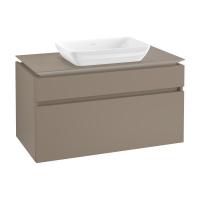 Тумба под раковину Villeroy & Boch Legato 1000х500 мм B70500VG трюфель серый