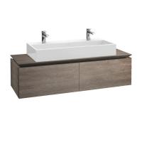 Тумба под раковину Villeroy & Boch Legato 1200х500 мм B60900FQ дуб графитовый