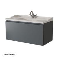 Тумба под раковину Caprigo Ponza-A 90 900х469 мм гладкий фасад 13513 F L810 графит