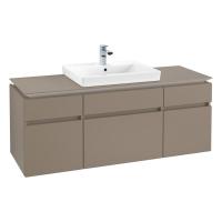 Тумба под раковину Villeroy & Boch Legato 1400х500 мм B68500VG трюфель серый