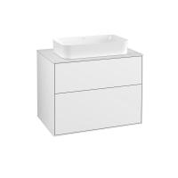 Тумба под раковину Villeroy & Boch Finion 800х501 мм F63100GF белый глянцевый