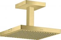 Верхний душ Axor ShowerSolutions 240 1jet с потолочным подсоединением 10929950 шлифованная медь