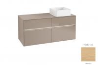 Тумба под раковину Villeroy & Boch Collaro 1200х500 мм с подсветкой C043L0VJ северный дуб