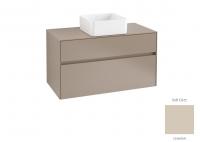 Тумба под раковину Villeroy & Boch Collaro 1000х500 мм C03800VK мягкий серый