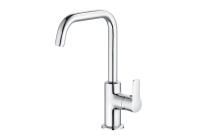 Смеситель для раковины Kludi Pure&Easy высокий поворотный излив, донный клапан 370230565