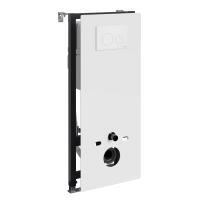 Инсталляция для унитаза WasserKraft Abens 20TLT.010.ME.WH.WM02 белое стекло/матовый белый