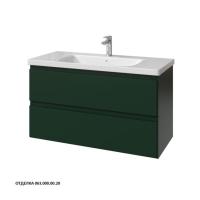 Тумба под раковину Caprigo Forte 100 976х446 мм (2 ящика) эмаль 36114EML 063 зелёный