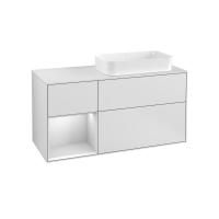 Тумба под раковину Villeroy & Boch Finion 1200х501 мм F681MTMT белый матовый/белый матовый