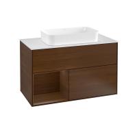Тумба под раковину Villeroy & Boch Finion 1000х501 мм F651GNGN орех/орех