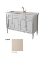 Тумба под раковину Caprigo Albion Promo 120 1178х450 мм (4 двери, 2 ящика) 33316 B074 кофе латте