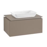Тумба под раковину Villeroy & Boch Legato 800х500 мм B70200VG трюфель серый