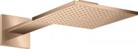 Верхний душ Axor ShowerSolutions 250 2jet с держателем 35310300 полированное красное золото