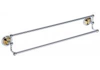 Полотенцедержатель двойной Bemeta Retro 665 мм 144204238 хром/золото