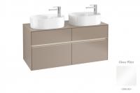 Тумба под раковину Villeroy & Boch Collaro 1200х500 мм с подсветкой C060L0DH белый глянцевый