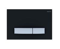 Клавиша смыва Aquatek Slim KDI-0000031 матовый чёрный/хром