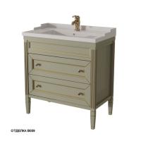 Тумба под раковину Caprigo Albion 80 790х450 мм (2 ящика) 10315 B059 фисташково-зелёный