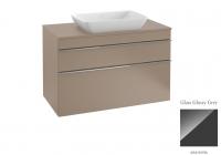 Тумба под раковину Villeroy & Boch Venticello 757х502 мм A94001RA серое стекло