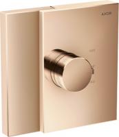 Термостат Axor Edge Highflow (внешняя часть) 46740300 полированное красное золото