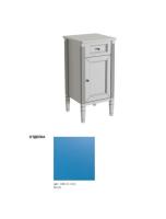 Комод Caprigo Albion Promo 877х430х420 мм правый 33360 R В036 голубой