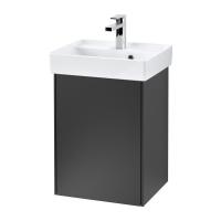 Тумба под раковину Villeroy & Boch Collaro 410х344 мм петли справа C00501PD чёрный матовый