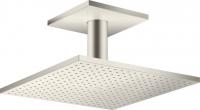 Верхний душ Axor ShowerSolutions 300 2jet с потолочным подсоединением 35320800 сталь