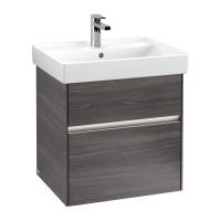Тумба под раковину Villeroy & Boch Collaro 554х444 мм с подсветкой C008L0FQ дуб графитовый