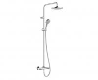 Душевая система с термостатом для душа Hansgrohe Vernis Blend Showerpipe 200 1jet EcoSmart 26089000 хром