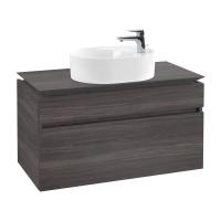 Тумба под раковину Villeroy & Boch Legato 1000х500 мм B77200FQ дуб графитовый