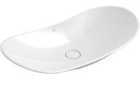 Раковина накладная Villeroy & Boch My Nature 810х410 мм CeramicPlus 411080R1 альпийский белый