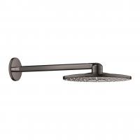 Верхний душ Grohe Rainshower SmartActive 310 (кронштейн 430 мм, 2 режима струи) 26 475 A00 тёмный графит
