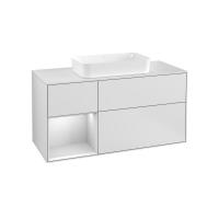 Тумба под раковину Villeroy & Boch Finion 1200х501 мм F701MTMT белый матовый/белый матовый