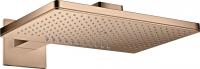 Верхний душ Axor ShowerSolutions 460 2jet с держателем 35280300 полированное красное золото