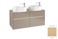 Тумба под раковину Villeroy & Boch Collaro 1200х500 мм с подсветкой C060L0VJ северный дуб