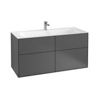 Тумба под раковину Villeroy & Boch Finion 1196х498 мм F05000GK матовый антрацит