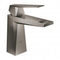 Смеситель для раковины Grohe Allure Brilliant M-Size донный клапан 23 033 AL0 графит тёмный матовый