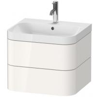 Раковина с тумбой Duravit Happy D.2 Plus 575х490 мм HP4345O2222 белый глянец