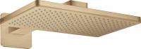Верхний душ Axor ShowerSolutions 460 1jet с держателем softcube 35274140 шлифованная бронза