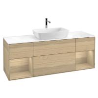 Тумба под раковину Villeroy & Boch Finion 1600х501 мм F861PCPC дуб/дуб
