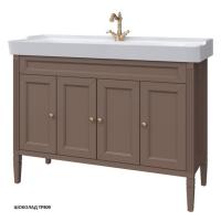 Тумба под раковину Caprigo Albion Concept 120 1196х450 мм (4 двери) 34025 TP809 шоколад