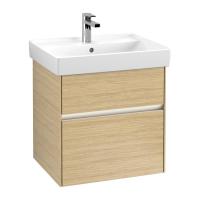 Тумба под раковину Villeroy & Boch Collaro 554х444 мм с подсветкой C008L0VJ северный дуб
