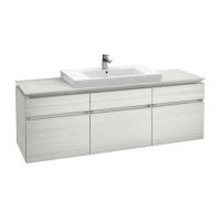 Тумба под раковину Villeroy & Boch Legato 1600х500 мм B70100E8 белое дерево