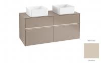 Тумба под раковину Villeroy & Boch Collaro 1200х500 мм с подсветкой C044L0VK мягкий серый