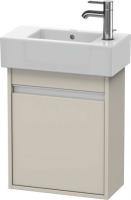 Тумба под раковину Duravit Ketho 450х225 мм правая KT6629R9191 серо-коричневый матовый