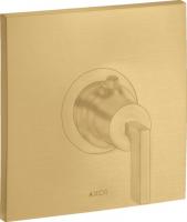 Термостат Axor Citterio HighFlow (внешняя часть) 39711250 шлифованное золото