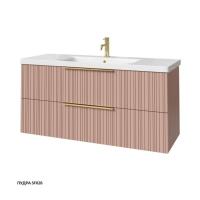 Тумба под раковину Caprigo Rain 120 1166х446 мм (2 ящика) 36516 SF-026 пудра