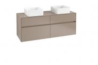 Тумба под раковину Villeroy & Boch Collaro 1400х500 мм C04800VG трюфель серый
