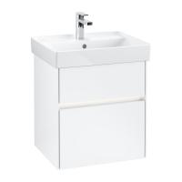 Тумба под раковину Villeroy & Boch Collaro 510х414 мм с подсветкой C007L0MS белый матовый