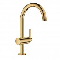 Смеситель для раковины Grohe Atrio L-Size высокий поворотный излив, донный клапан 32 042 GL3 холодный рассвет