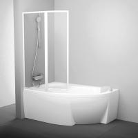 Ограждение для ванны Ravak VSK2 Rosa 170 L 107 76LB010041 белый/rain